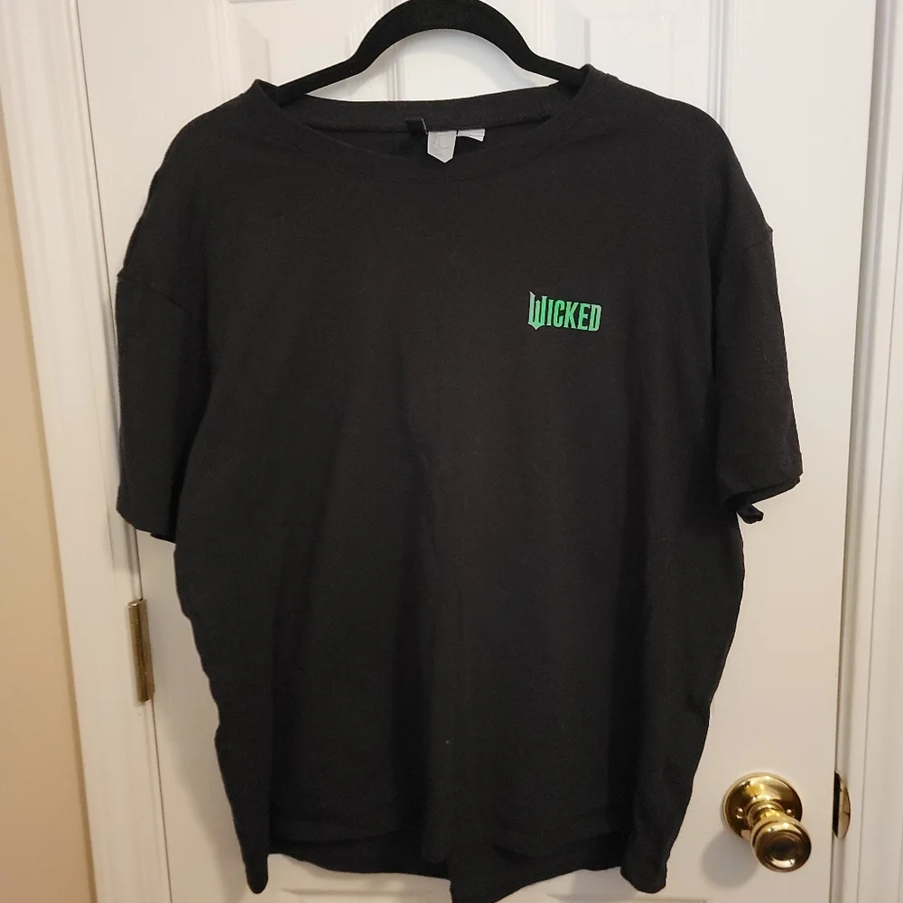 Divided Wicked Black T Shirt Glinda Size L - Picture 3 of 9